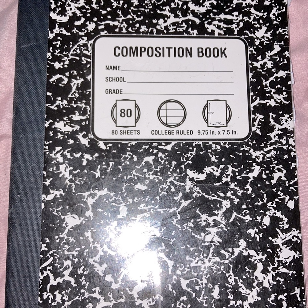Composition notebook